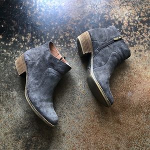 Lucky Brand Suede Ankle Boots